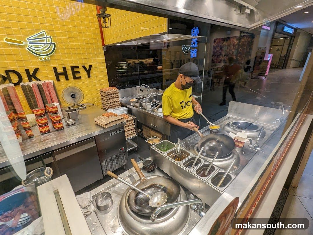 Food Stall Interior View
