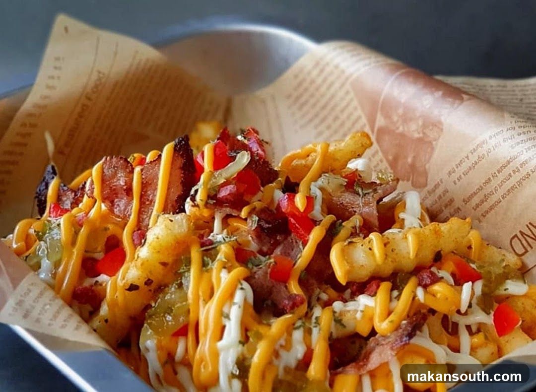 Loaded Fries with Bacon and Cheese