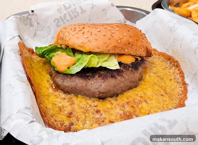 Burger with Cheese and Sauce