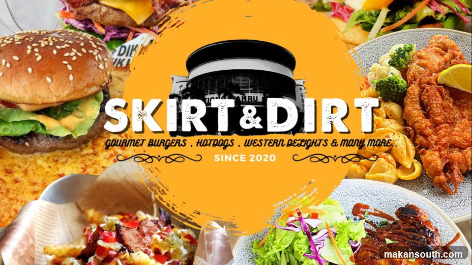 Skirt & Dirt Food Advertisement