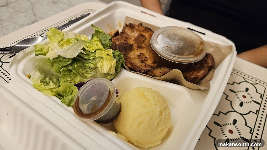 Takeout Meal in Styrofoam Container