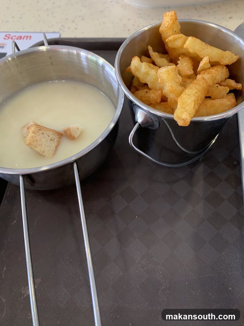 Soup and Fries Meal