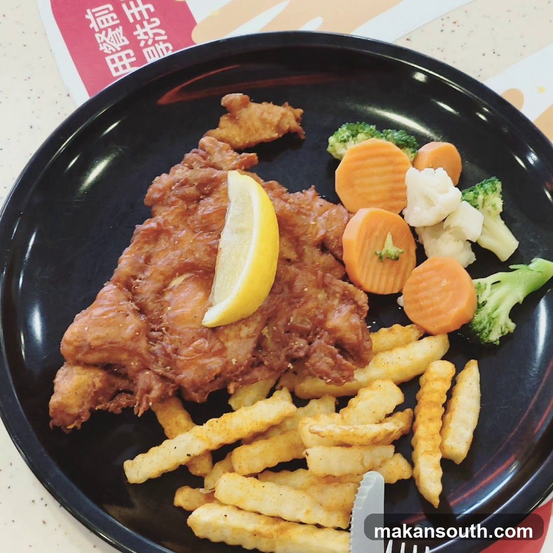 Fried Chicken and Fries Meal