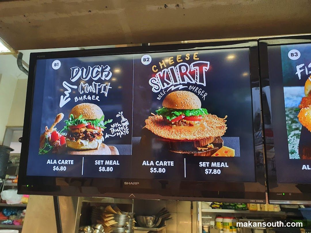 Burger Menu Display