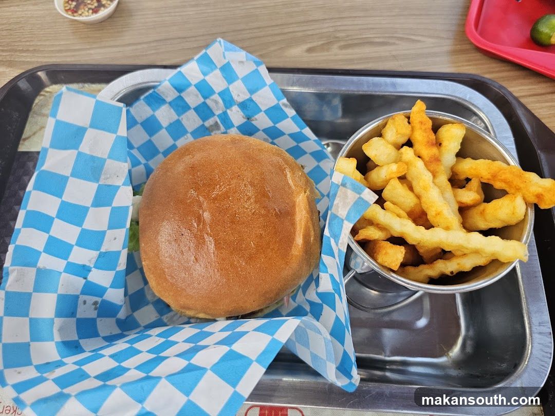 Burger and Fries Meal