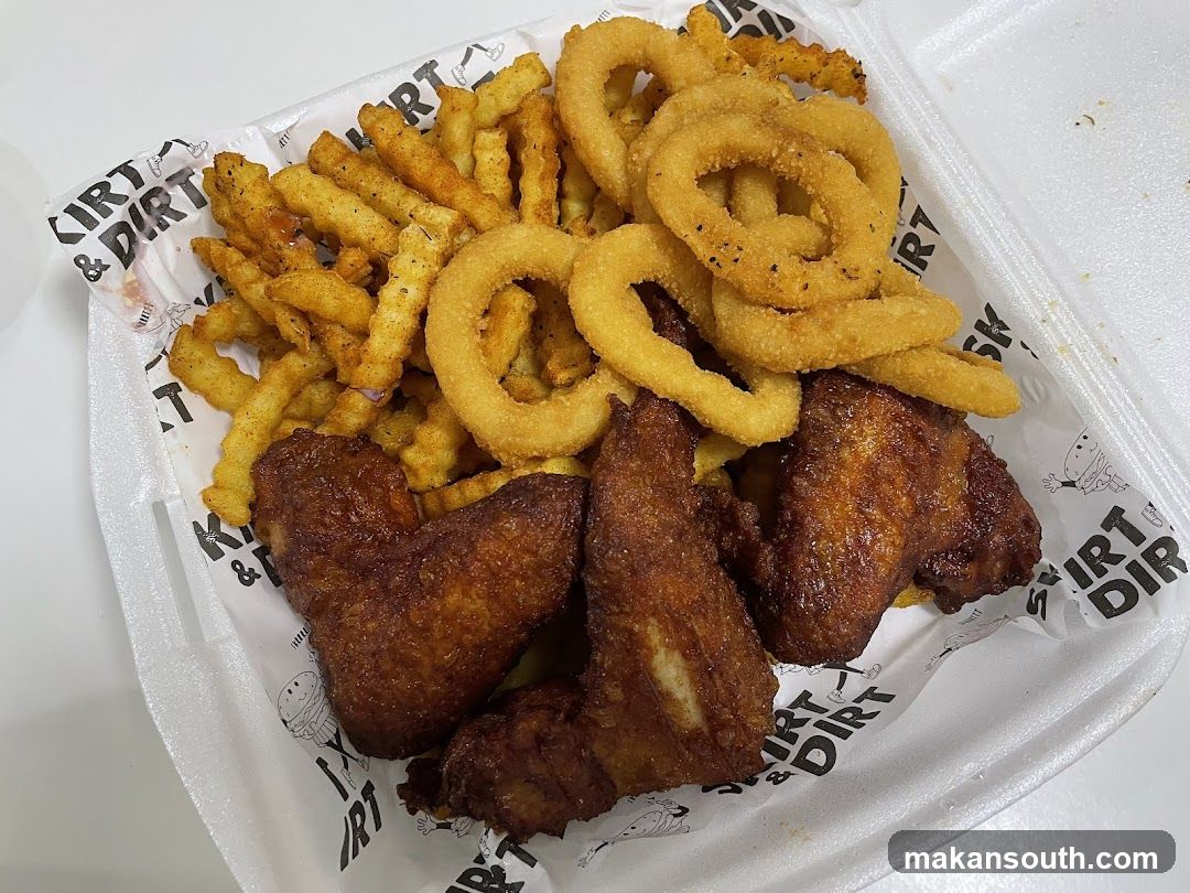 Fried Chicken and Fries Meal