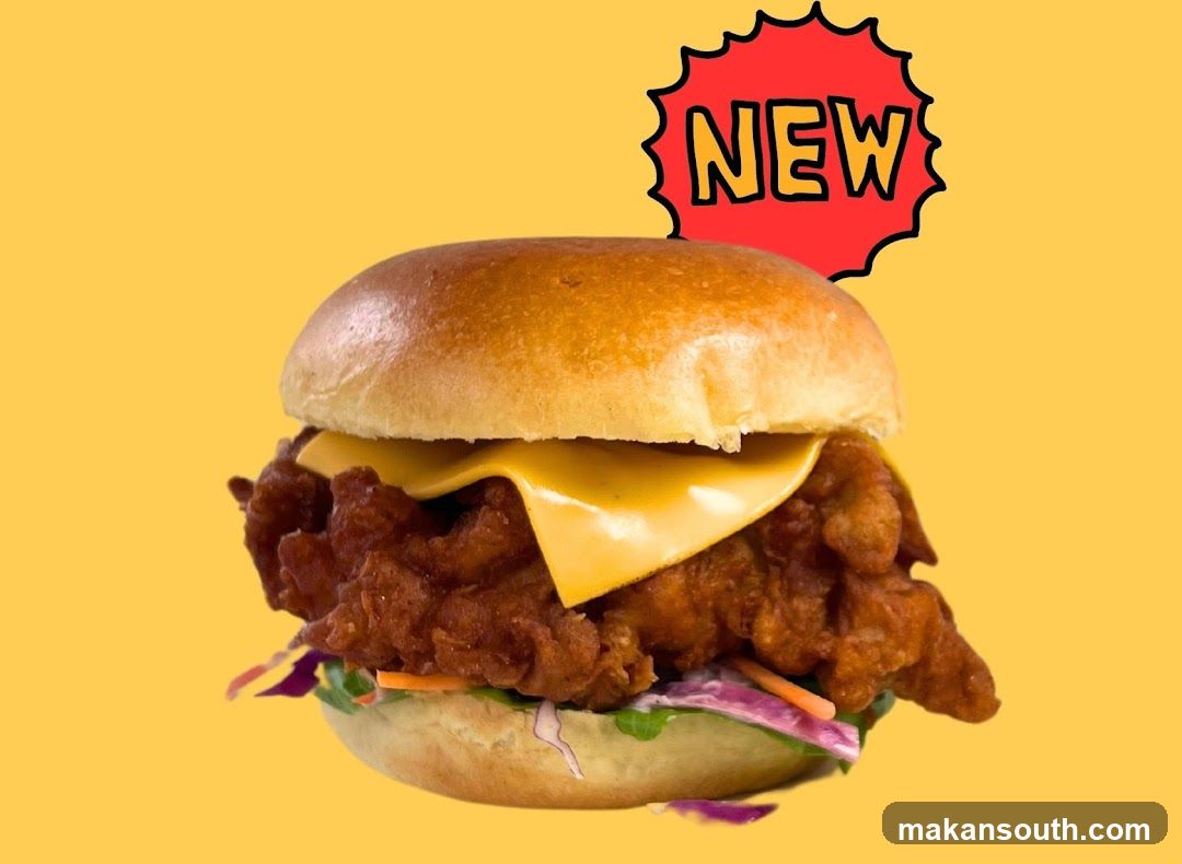 New Fried Chicken Burger