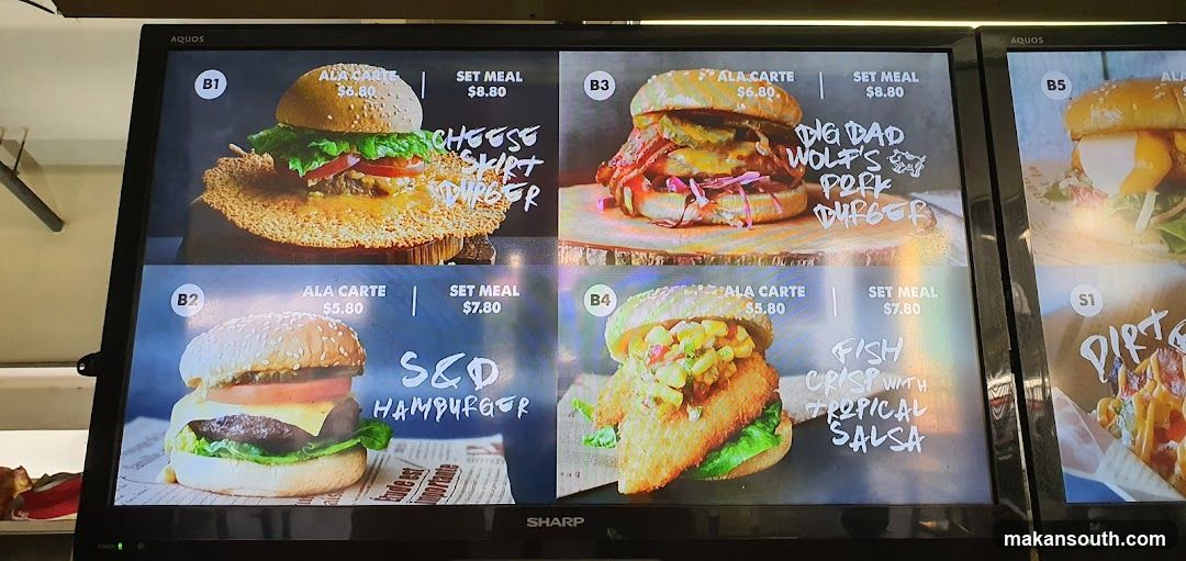 Burger and Food Menu Board
