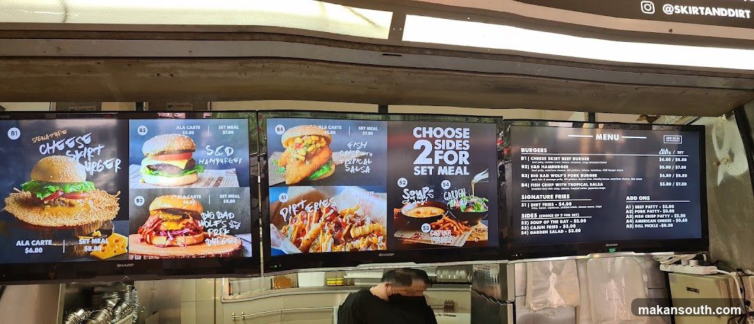 Food Stall Menu Board
