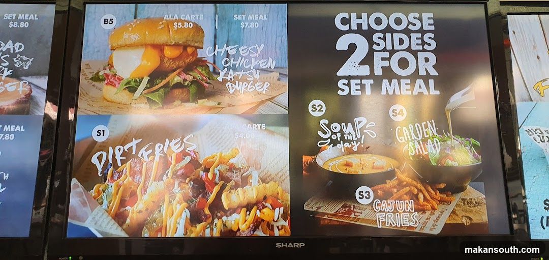 Restaurant Menu Display