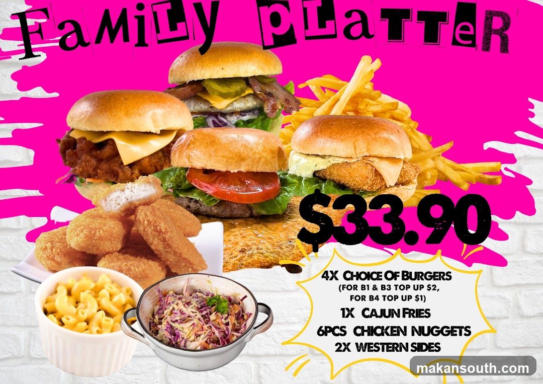 Family Platter Advertisement