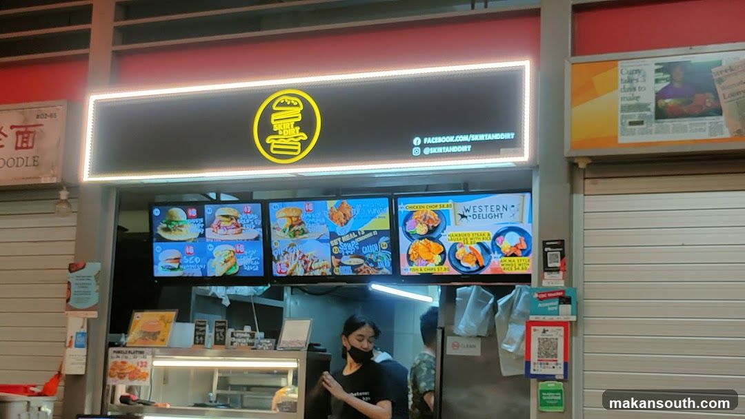 Food Stall Exterior with Menu Boards