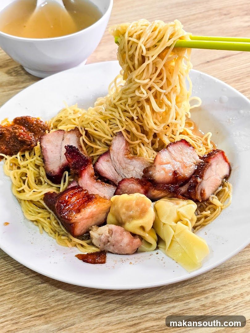 Char Siu Noodles with Wontons