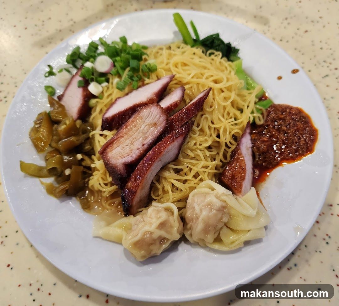 Char Siu Noodles with Wontons