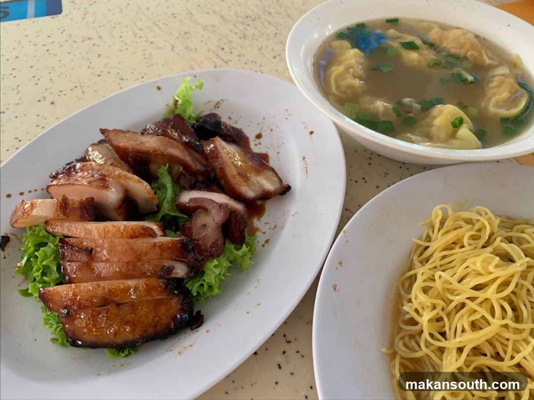 Char Siu and Wonton Noodle Soup