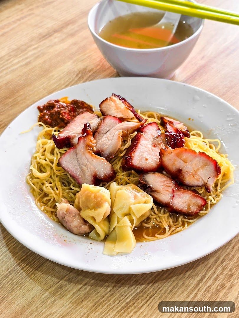 Char Siu Noodles with Wontons