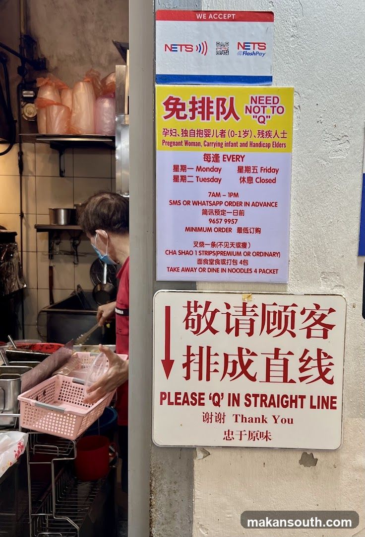 Food Stall Signage