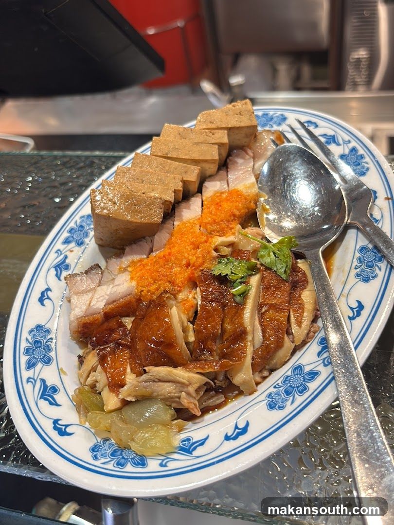 Roasted Chicken and Tofu Plate