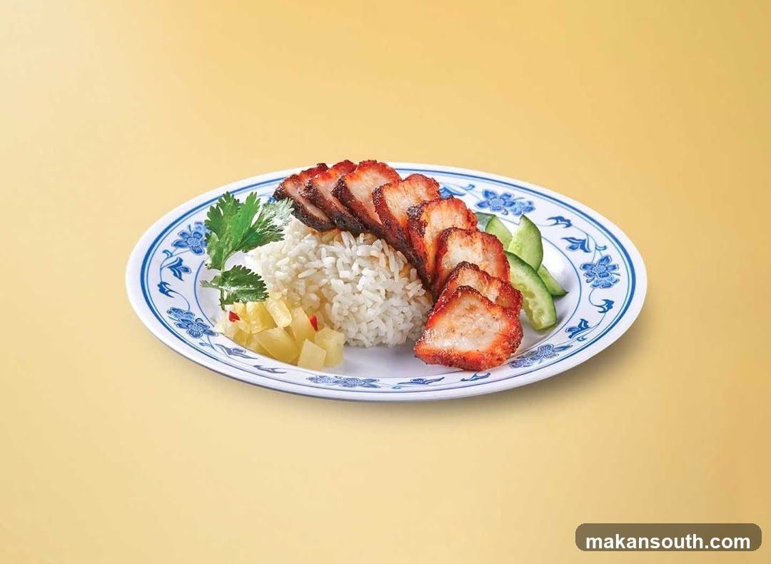 Char Siu Rice Plate
