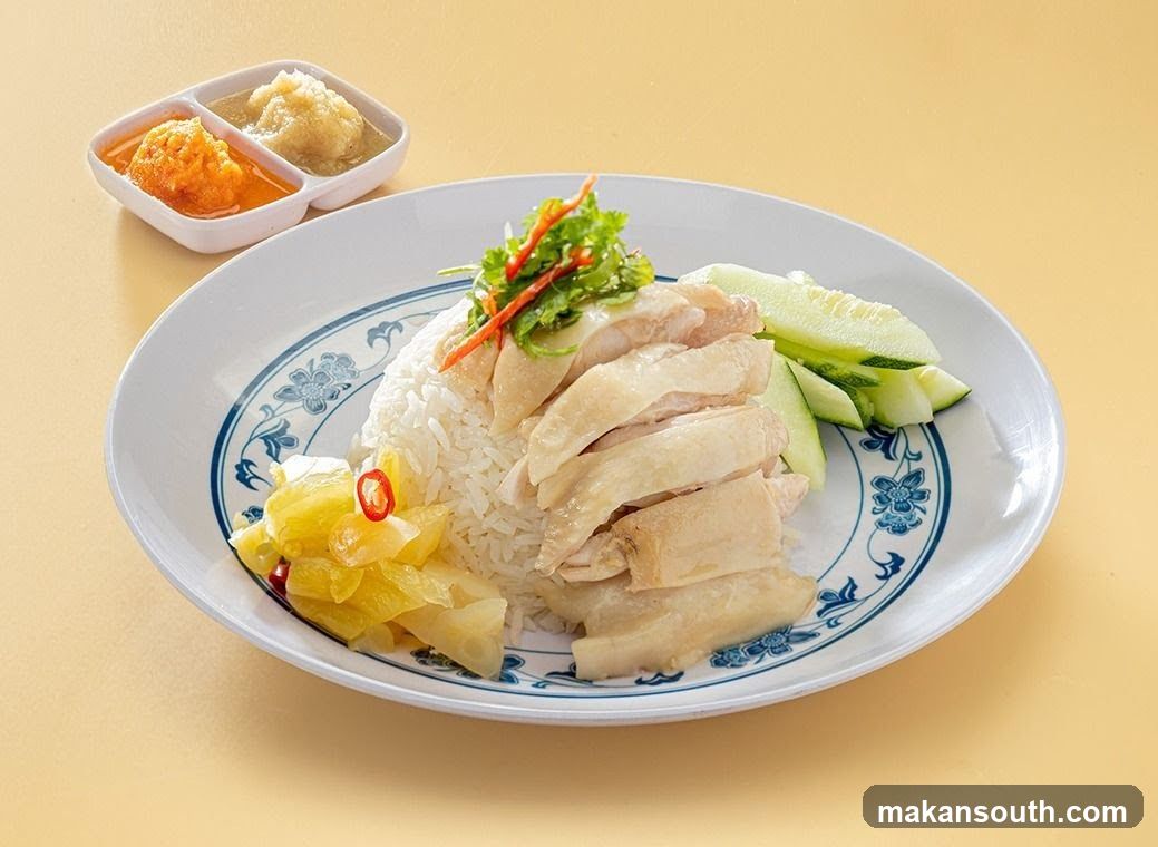 Hainan Chicken Rice with Condiments
