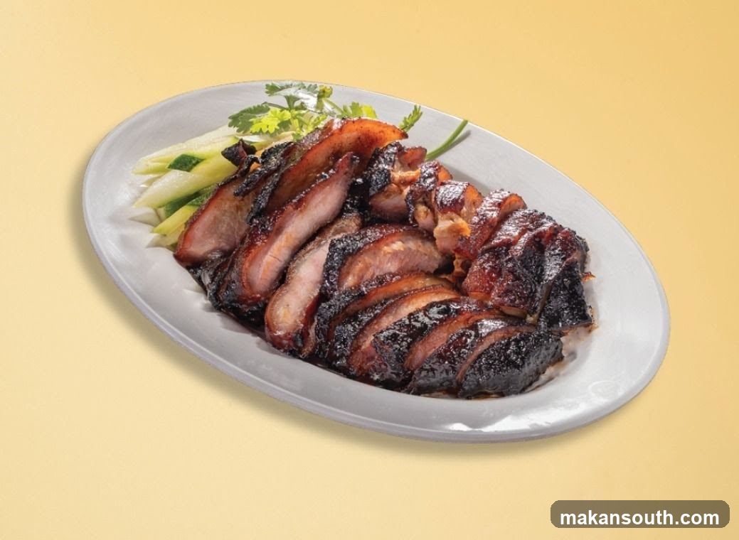 Sliced Roast Meat with Cucumber and Cilantro