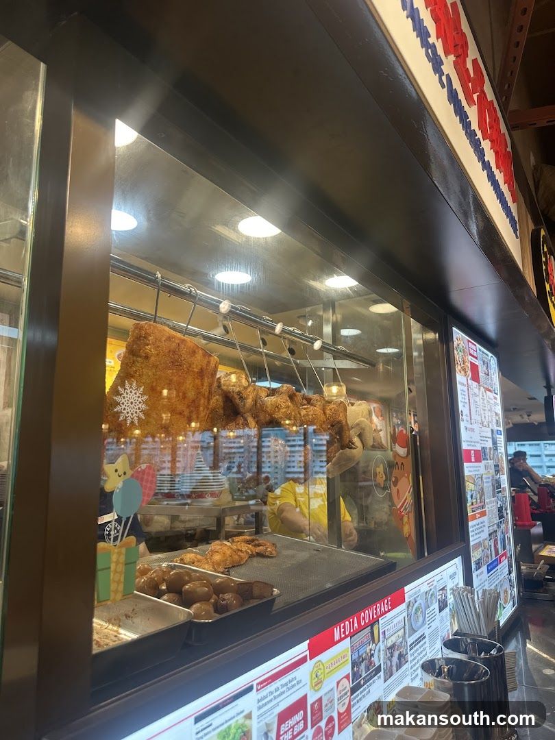 Roasted Meat Stall Interior View