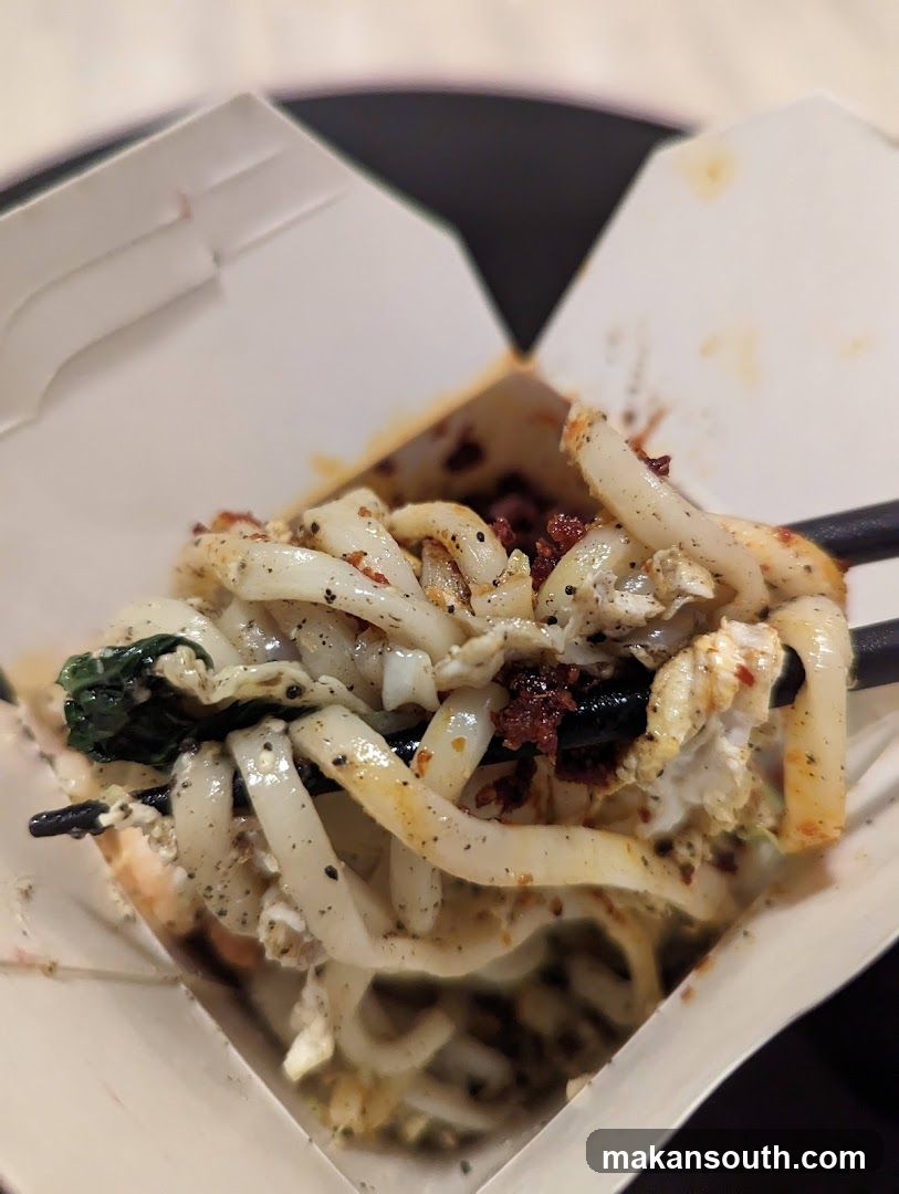 Noodle Dish in Takeout Box