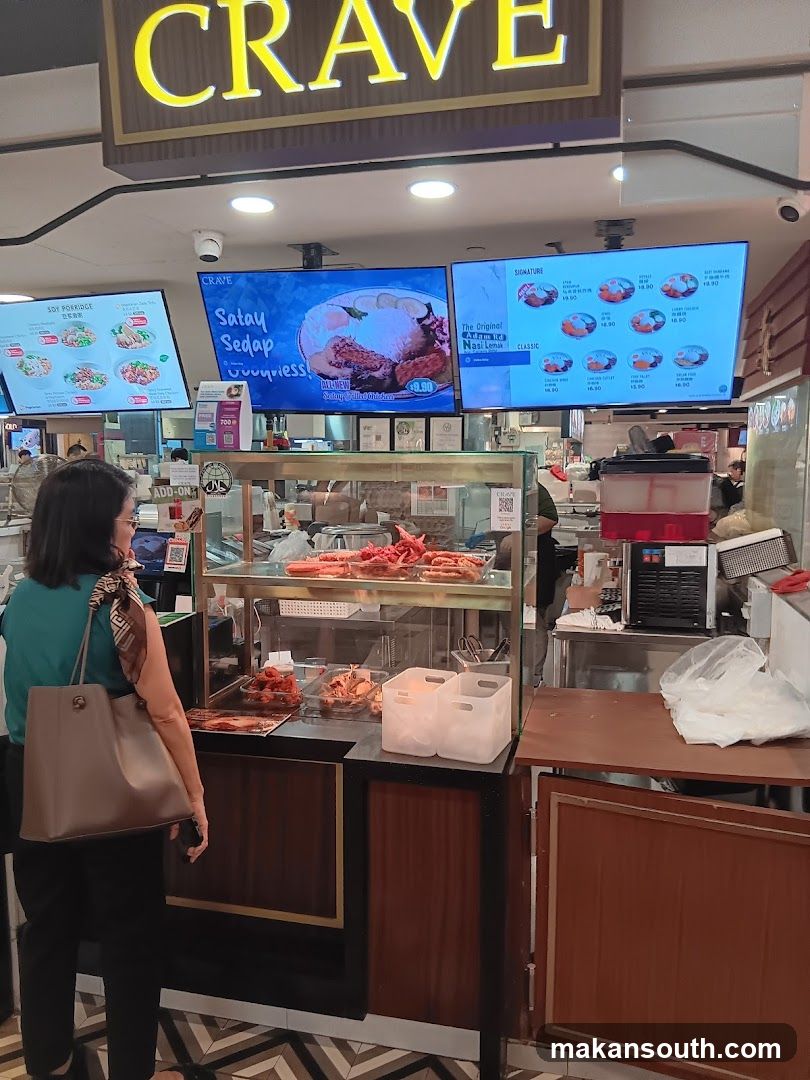 Crave Food Stall Interior