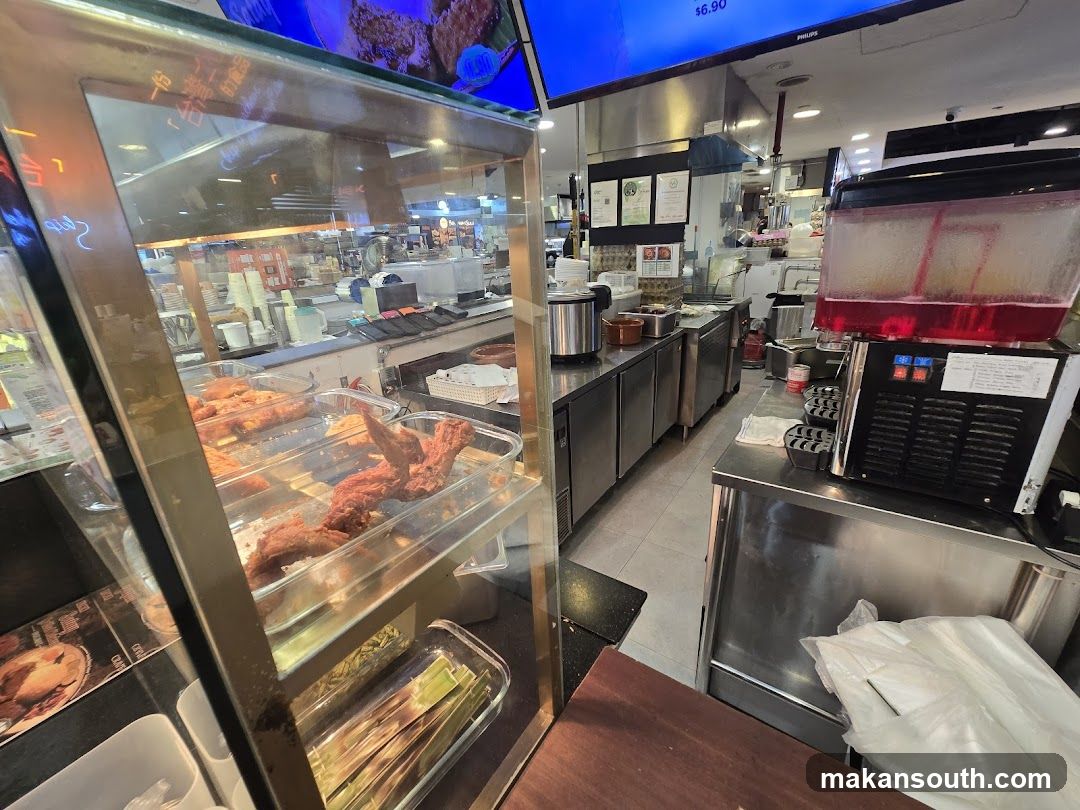 Food Stall Interior View