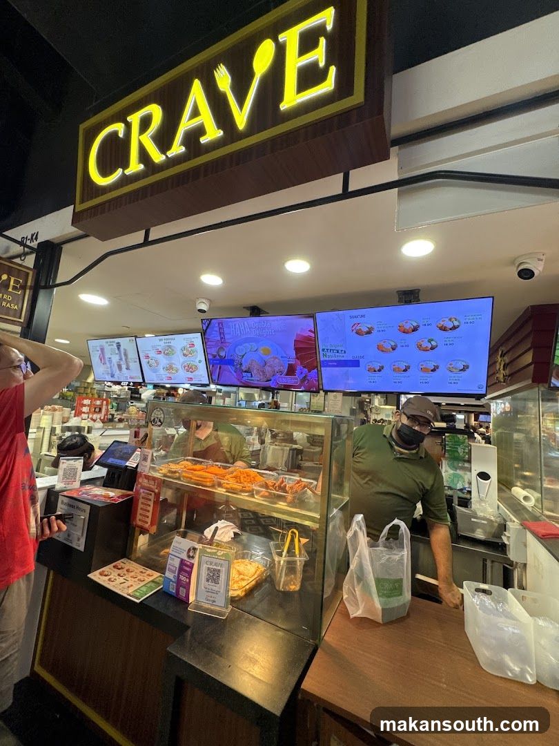 Crave Food Stall Interior