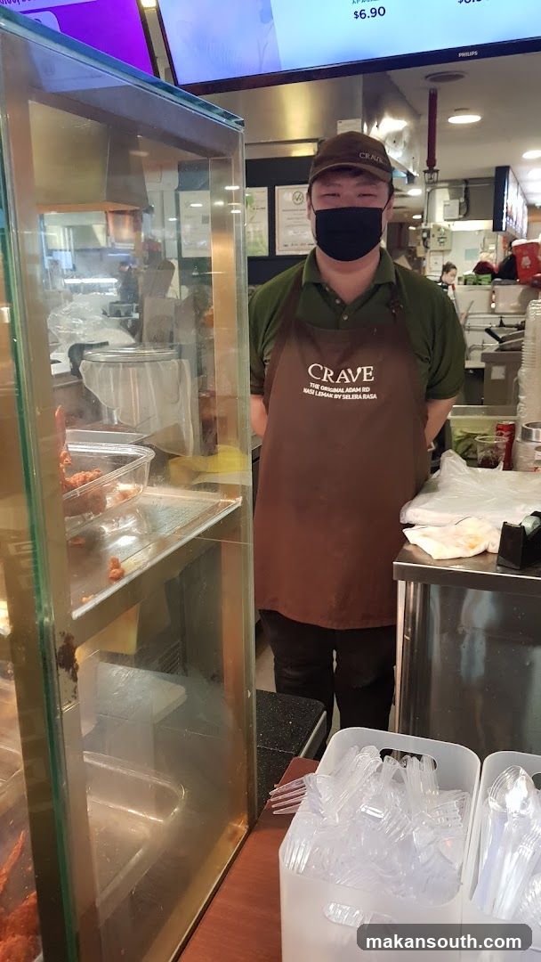 Staff at a food stall