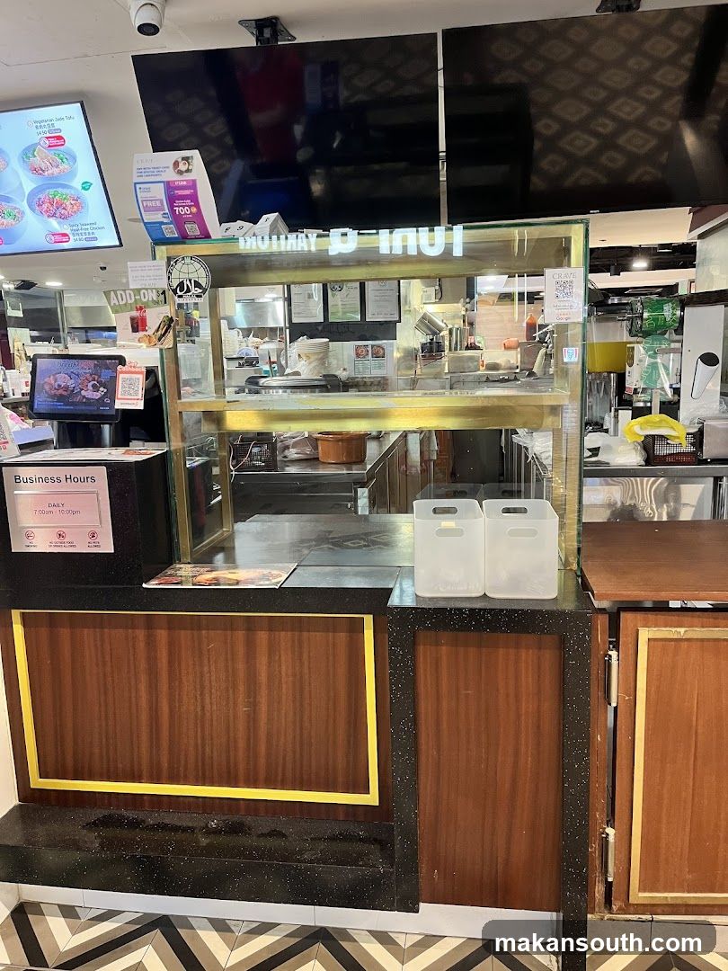 Food Stall Interior View