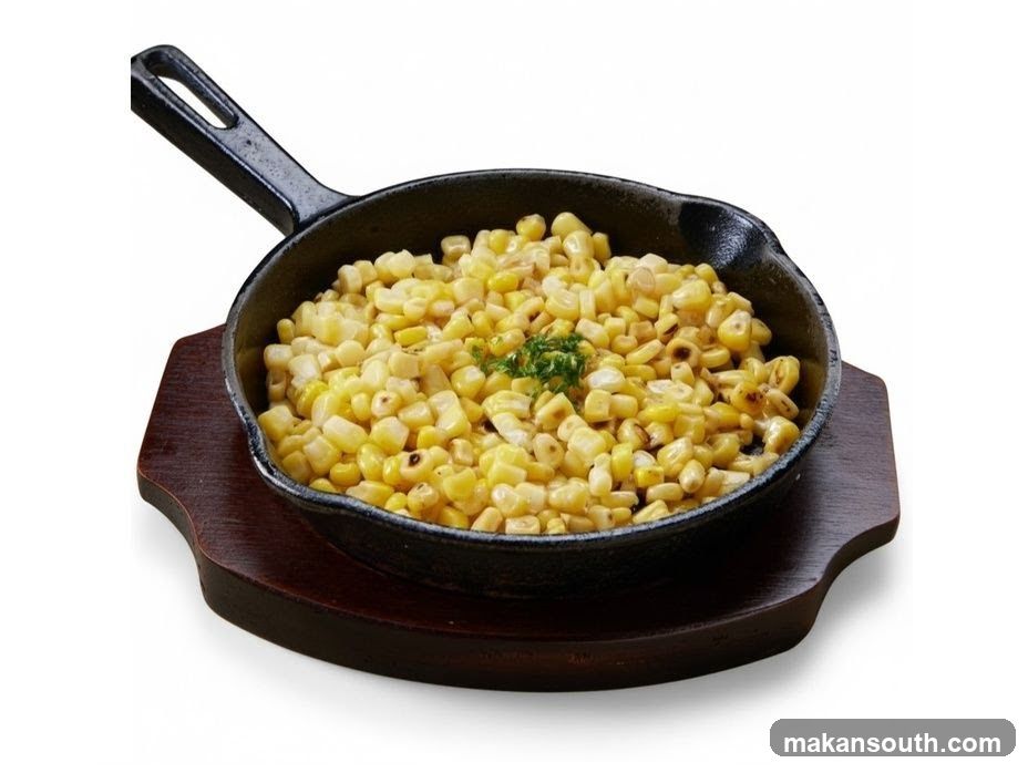 Corn in Cast Iron Skillet