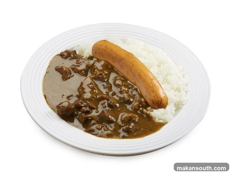 Sausage and Rice with Curry Sauce