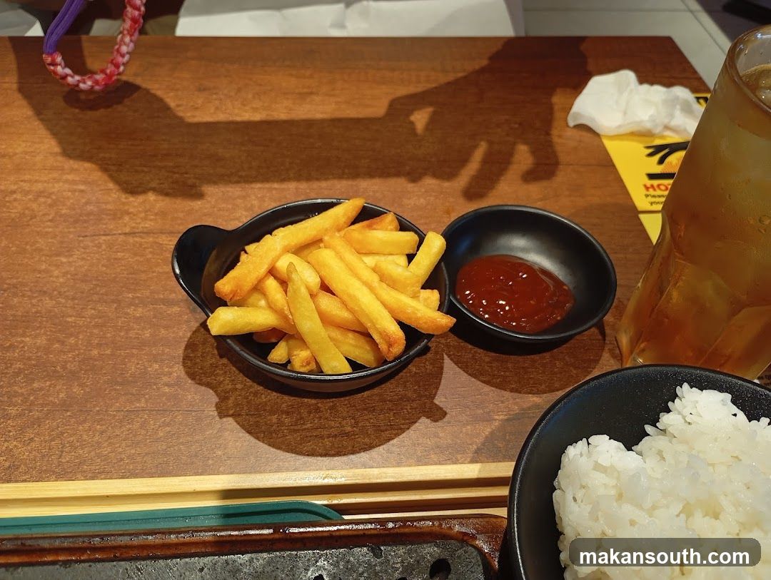Fries and Rice Meal