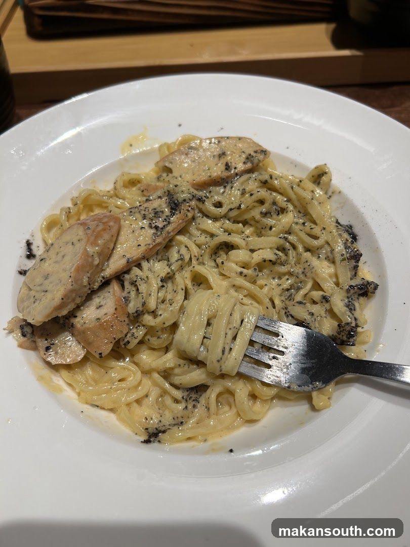 Pasta with Sausage and Cream Sauce
