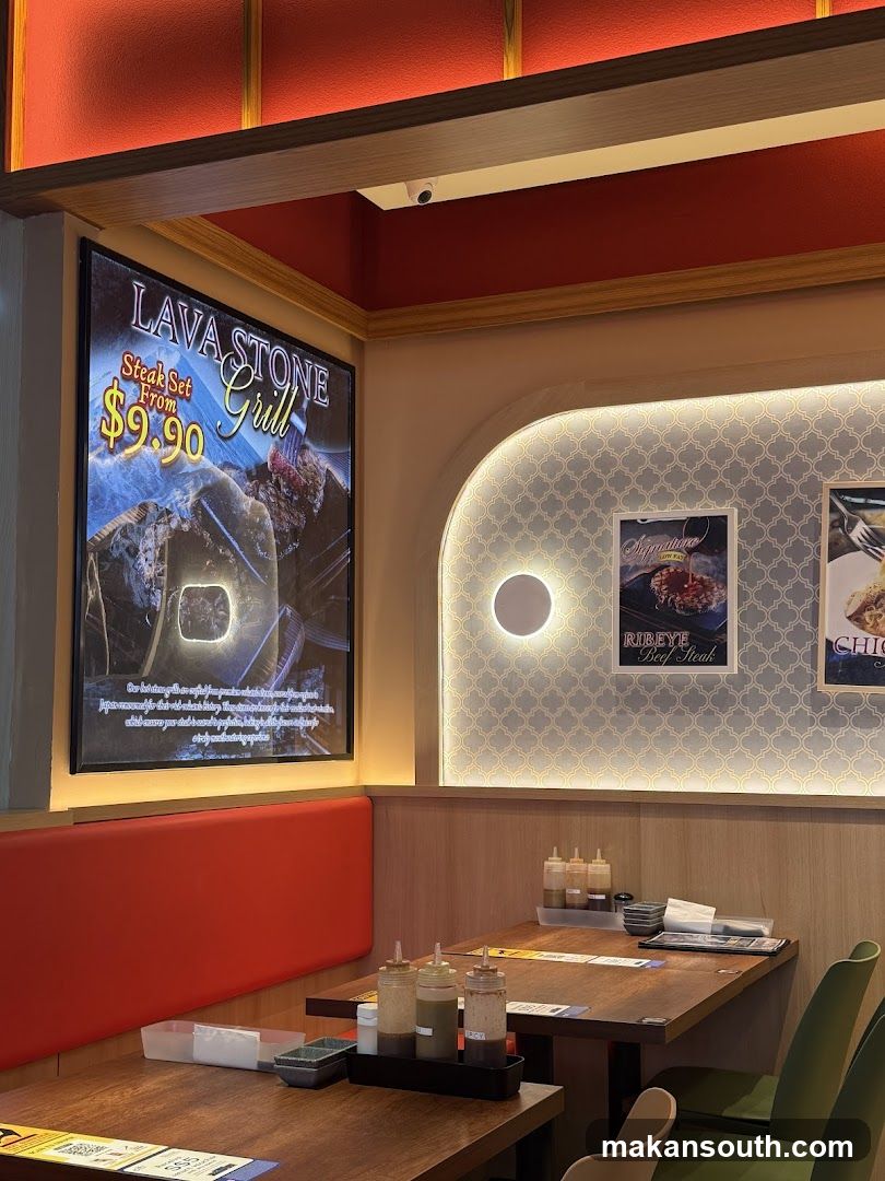 Lava Stone Grill Interior