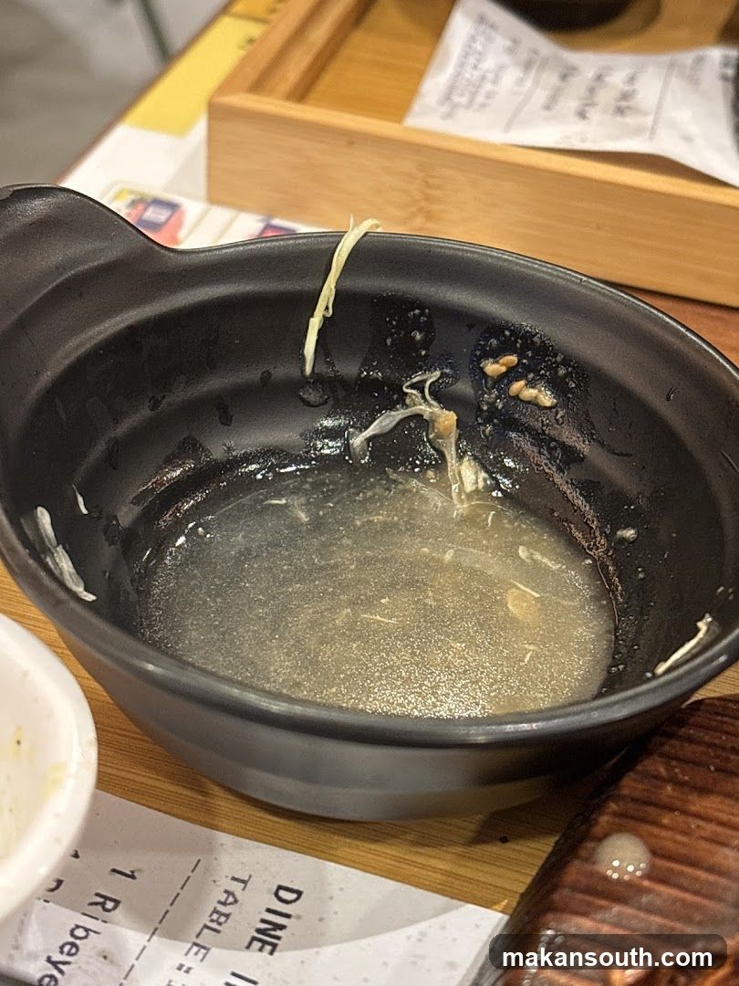 Empty Soup Bowl After Meal