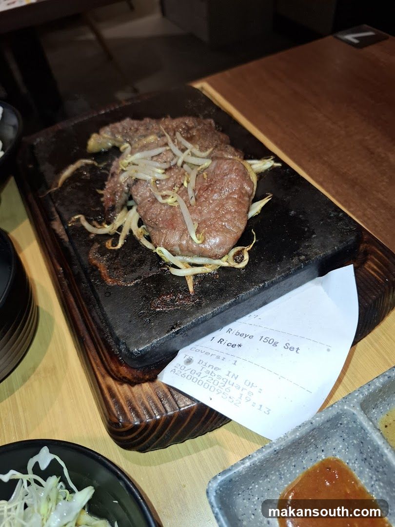 Sizzling Steak with Bean Sprouts
