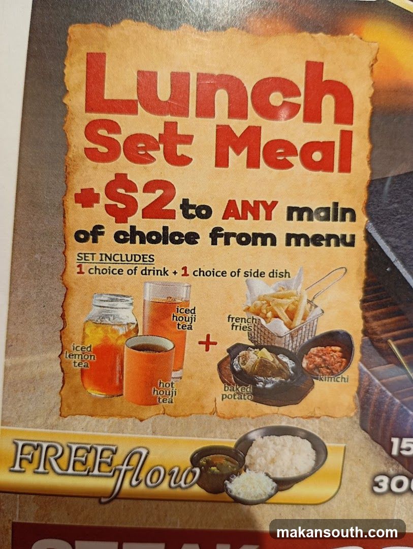 Lunch Set Meal Flyer