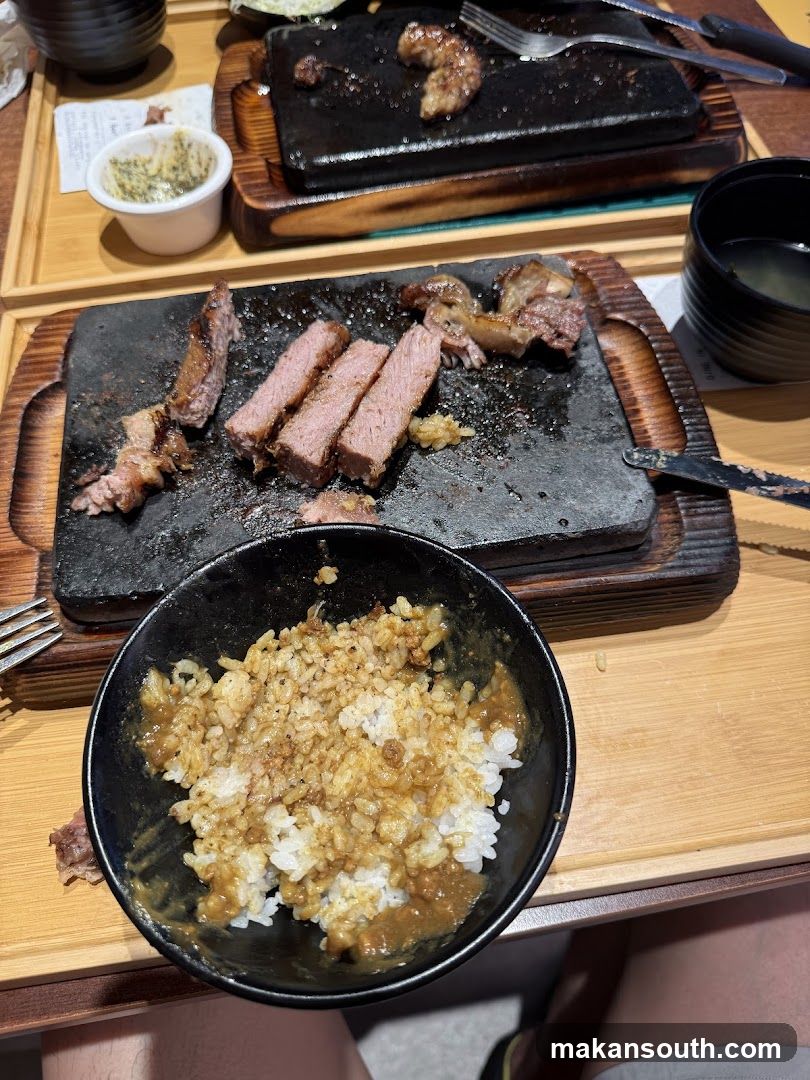 Sizzling Steak and Rice Bowl