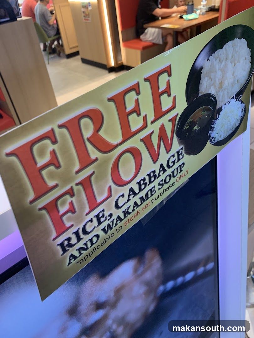 Free Flow Promotion Sign