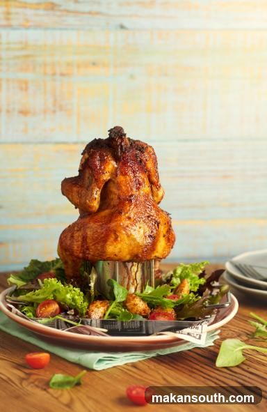 Roasted Chicken with Salad