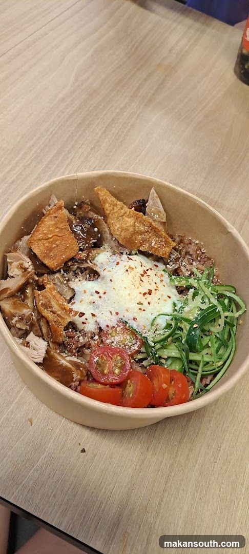Bowl with Fried Egg and Tofu
