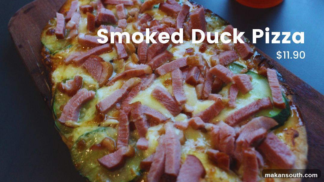 Smoked Duck Pizza