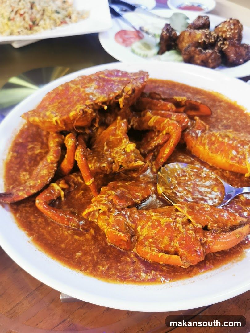 Crab dish with sauce