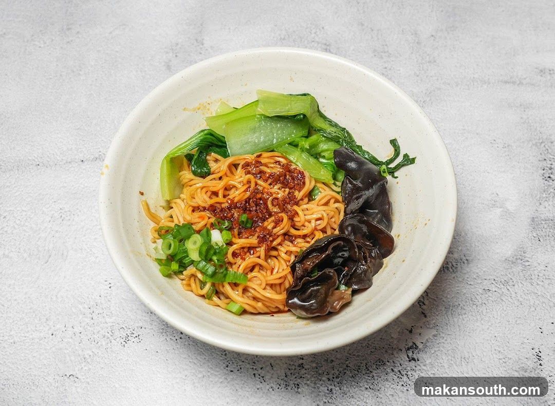 Spicy Noodle Bowl with Vegetables