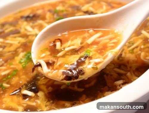Egg Drop Soup with Vermicelli and Wood Ear Fungus