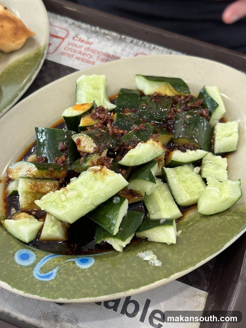 Cucumber Salad with Dressing