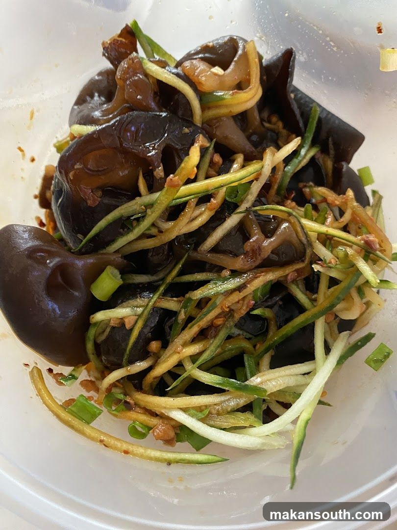 Wood Ear and Cucumber Salad